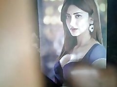 My Cum Tribute to my sweet indian actress Surthi Hassan 2