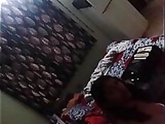 Brother shoots her desi sister while changing busty boobs