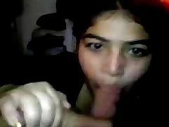 punjabi kudi finally sucks and makes him cum