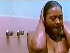 Shakeela seductive with a guy in Swimming pool